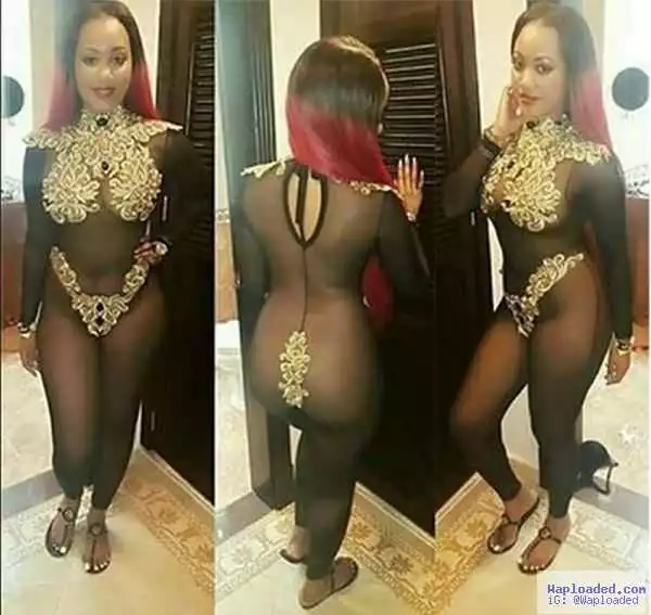 Insane! What This Woman Wore To An Event Showing Her Endowed Body Will Shock You (Photo)